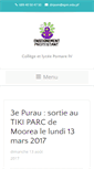 Mobile Screenshot of lyceecollegepomare.com
